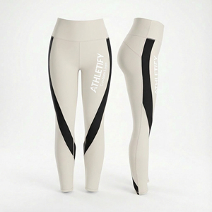 Leggings de Yoga de cintura elástica de cintura alta para mujer-Medias deportivas sin costuras para gimnasio, entrenamiento y correr Venta al por mayor Activewear - Product Image 1