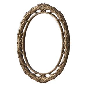 Antique <b>Gold</b> Brass Frame Oval Shape Wall <b>Mirror</b> Beautiful Piece and Give a Luxurious to Your Home and Bathroom Decor - Product Image 1