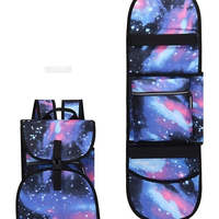 Sac de transport pliable pour skateboard, sac pour skateboard standard et longboard, sac à dos de skateboard tendance pour filles et garçons