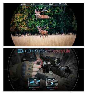 Nuevo Telescopio de Visión Nocturna Digital InfiR Tube TD.50L 1280 x 960 850nm 50mm (F1.2) Más Vendido - Product Image 4