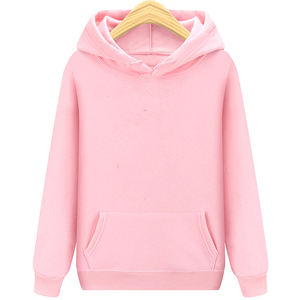 เสื้อสเวตเตอร์แบบสวมหัวมีฮู้ดปรับแต่งได้ทรงหลวมแขนยาวสีทึบเสื้อสเวตเชิ้ตสตรีทแบบมีซิประบายอากาศผ้าฝ้ายลำลองสำหรับฤดูหนาว - Product Image 3