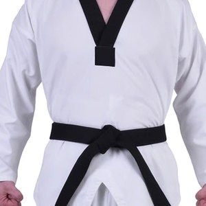 Nouvel arrivage d'uniformes de Taekwondo Oem Odm Service fabriqués dans des matériaux de la meilleure qualité, vente en gros d'uniformes de Taekwondo sur mesure - Product Image 6