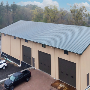 Bâtiment préfabriqué 45 x 25, abri préfabriqué, entrepôt <span class=keywords><strong>de</strong></span> stockage, <span class=keywords><strong>garage</strong></span> extérieur en métal - Product Image 5