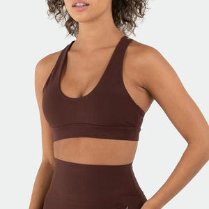 Sujetador deportivo para mujer, personalizado, para entrenamiento, gimnasio, yoga, ropa deportiva, sujetador de soporte - Product Image 3