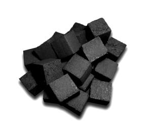Briquettes de charbon de bois activé en coquille de noix de coco super premium longue durée pour l'utilisation du narguilé - Product Image 1