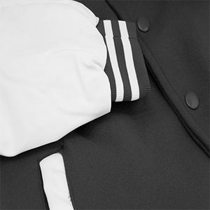 Veste universitaire de baseball de haute qualité pour hommes, dernière conception de collège d'hiver à coupe ajustée du fabricant OEM, tissu léger High Street - Product Image 3