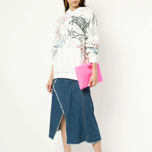 เสื้อมีฮู้ดสำหรับผู้ชายผ้าฝ้ายผสมน้ำหนักปานกลางแบบธรรมดา - Product Image 3