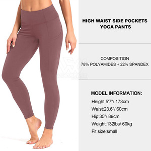 Fitness Wear Venta caliente Activewear Cintura elástica Yoga Leggings Seamless Durable Mujeres Yoga Pantalones - Product Image 5
