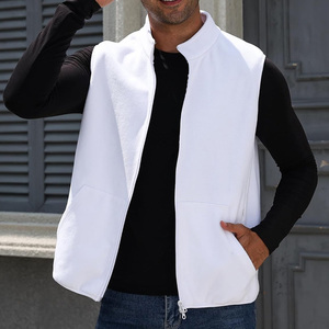 Chalecos ligeros de lana para exteriores para hombre con impresión de logotipo bordado personalizado y marca de etiqueta para ropa de equipo - Product Image 6