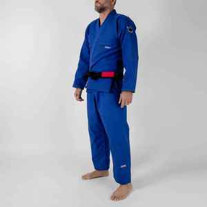 Kimono BJJ Jiu Jitsu Kingz Ultra Light Blue personnalisé, tissage perlé, uniforme BJJ - Product Image 2