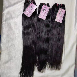 EXTENSIONS DE CHEVEUX HUMAINS DU TEMPLE INDIEN REMY DE L'USINE INDE À BAS PRIX - Product Image 1