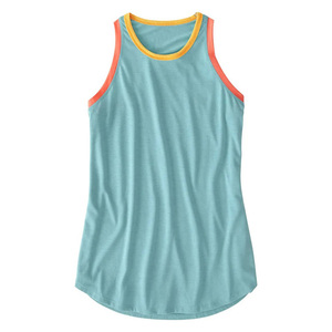 Nouvelle conception dernière mode Style col rond chemises sans manches coton/fibre de bambou grande taille femmes débardeurs du Pakistan - Product Image 4