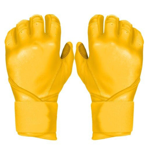 Guantes de bateo de béisbol personalizados OEM, puños largos, sublimación Premium, guantes de entrenamiento deportivo de cuero duraderos para hombres - Product Image 1