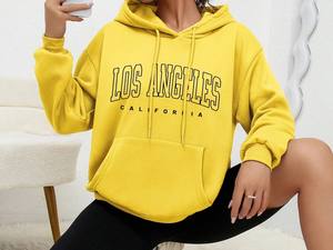 Sweats à capuche personnalisés imprimés par sublimation 3D 100% sweats à capuche en coton pour femmes pull à épaules tombantes de haute qualité - Product Image 3