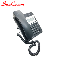 Sistema de Intercomunicación Telefónico SunComm SC-2007-PEG IP POE VoIP SIP con 2 Líneas para Habitaciones de Hotel, Intercomunicación Ethernet PoE, Voz HD