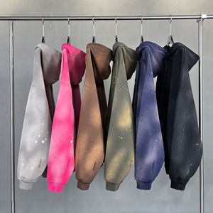 Cassie-VIP Clients Top Qualité 100% Coton Heavyweight Puff Impression Hoodies Sweatshirts Streetwear Pull Hoodies pour Hommes - Product Image 1