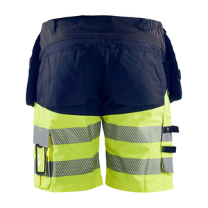 Vente en gros de vêtements de sécurité haute visibilité pour hommes vêtements de travail d'été en tissu doux respirant shorts d'hiver réfléchissants personnalisés de haute qualité - Product Image 3
