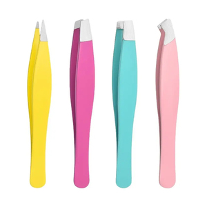 Stainless Steel Tweezers Eyebrow Shaping <b>Tool</b> Beauty <b>Makeup</b> <b>Tools</b>, in Different Design and Color Eyebrow Tweezers Set - Product Image 1