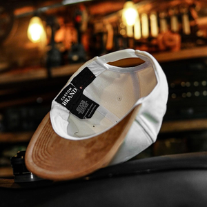 Gorra de Béisbol de Moda con Visera Plana, Dos Tonos, Personalizada, de Sarga de Algodón, Negra, con Parche, de 6 Paneles - Product Image 5