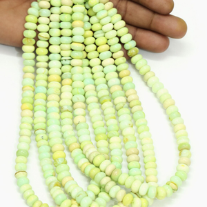 Cuentas Redondas de Ópalo Verde Césped: Calidad AAA para Joyería y Artesanía (7-10 mm) - Product Image 5