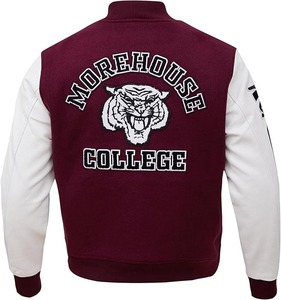 2025 New OEM High Quality Reversible Eco-Friendly Waterproof Varsity <b>Baseball</b> <b>Jackets</b> <b>Men</b> 100% Polyester Plain Bomber High - Product Image 3