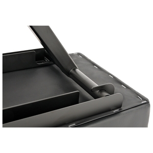 QUIK LOK - BX/8, Banc de clavier, Coussin extra-épais, Tube en acier, 5 positions de hauteur, Couverture en vinyle, Charge maximale 112Kg, Noir - Product Image 3