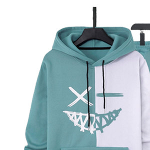 Survêtement d'entraînement confortable et léger à capuche pour homme, coupe régulière, grande taille, respirant, couleur unie, idéal pour l'hiver – Nouvelle collection très prisée - Product Image 5