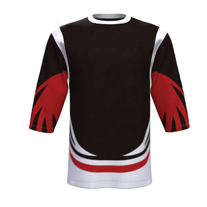 Made in Pakistan Hombres Hockey Sobre Hielo Jersey Ropa Deportiva 100% Poliéster Uniformes Personalizados con ODM/OEM Servicio Disponible - Product Image 2