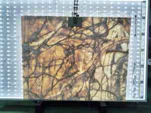 Piastrelle in Onice Naturale Lucidato con Venature Incrociate, Lastre Traslucide in Marmo, Piastrelle e Pannelli in Onice Spider Jade per Pavimenti e Pareti - Product Image 2