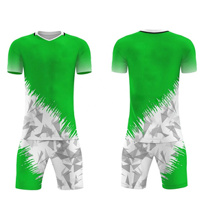 Uniformes de Fútbol Personalizados al por Mayor con Nombre de Equipo, Mangas Cortas, 100% Poliéster, Transpirables y de Secado Rápido para Entrenamiento de Equipos - Product Image 6