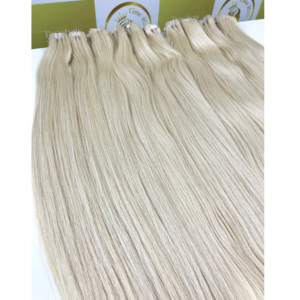 Extensiones de cabello humano Remy vietnamita, Color Rubio, trama recta Natural, cutícula alineada y sin procesar, pelucas frontales - Product Image 5