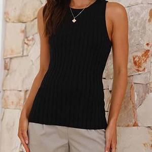 Hauts coton blanc Yoga Fitness porter décontracté plaine ample col rond sport gymnastique entraînement personnalisé femmes débardeur fabriqué par Dressports - Product Image 5