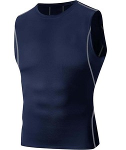 Débardeurs pour hommes Vêtements de sport sur mesure Col rond Technique tricotée légère et lavée Caractéristiques Logos personnalisés - Product Image 2