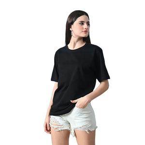 À la mode Sexy col rond couleur unie femmes à manches courtes tricot côtelé T-Shirts décontracté basique porter des T-Shirts pour les femmes - Product Image 4