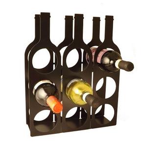 Organisateur de stockage de table pour la maison porte-vin support autoportant en métal personnalisé cuisine multifonction porte-bouteille de vin - Product Image 1