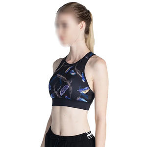 2025 nouveauté produit élégant dernière conception Sublimation impression femmes Yoga porter Fitness soutien-gorge, soutiens-gorge de sport solides respirants - Product Image 5
