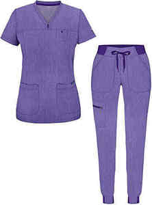 Conjunto de Uniformes Médicos Personalizados para Mujer, Uniformes Médicos Súper Suaves, Blusa con Cuello en V para Enfermera, Uniforme de Hospital, Uniformes Médicos - Product Image 6