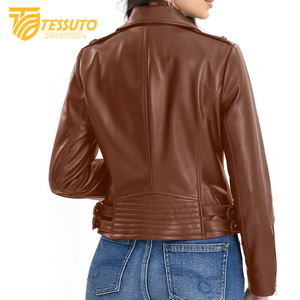 Abrigos de invierno para mujer, abrigo grueso de piel de oveja auténtica, chaqueta de cuero para mujer, chaqueta de aviador, chaquetas de piel de oveja para mujer - Product Image 3