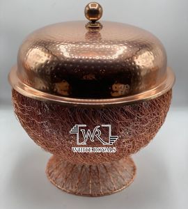 Diseño de malla plateada, calentador de alimentos Hotpot con soporte de alambre, Buffet, acero de la mejor calidad con tapa, plato de frotamiento, mesa, uso para fiesta de boda - Product Image 2