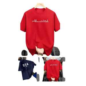 T-shirts en jersey pour hommes 100% coton/polyester - Haute qualité Logo/couleur/taille personnalisable 180g Anti-boulochage Séchage rapide Anti-froissement - Product Image 3