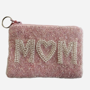 Porte-monnaie perlé de mots arc-en-ciel-Embrayage de texte personnalisé | Accessoire en vrac en gros de fierté/Boho | Cadeau inspirant OEM (quantité minimale de commande 100 pièces) - Product Image 3