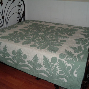 Edredón Hawaiano de diseñador hecho a mano, colcha de algodón, tamaño King, 110x105, fundas de almohada, acolchado a mano, calidad Premium, multicolor - Product Image 1