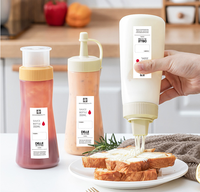 Bouteille de sauce pour la cuisine, étanche, anti-poussière et conservant la fraîcheur, pour sauce tomate, vinaigrette, crème, sauce aux huîtres, assaisonnement