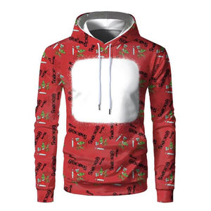 Men's <b>Christmas</b> Hoodie 100% Cotton Full Printed Embroidered Design Warm Winter Wear - Product Image 4