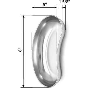 Bandeja de riñón profesional de acero inoxidable para hospitales, clínicas y uso doméstico - Product Image 6