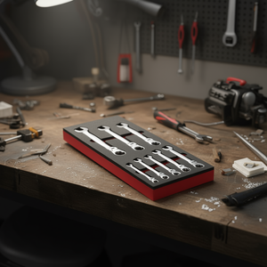 Jeu de clés à cliquet articulées Facom en pouces avec module en mousse - Product Image 3