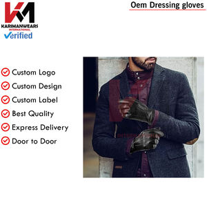 Gants en cuir de mouton véritable pour hommes Doublure en cachemire souple Gants d'hiver chauds pour écran tactile Motocyclette Conduite - Product Image 6