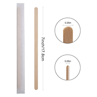 Offre Spéciale Agitateur en bois jetable Agitateur à café Agitateur à café en bois Papier individuel enveloppé 110mm 140mm 178mm