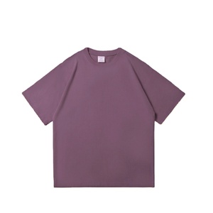 Camiseta de alta calidad para hombre, holgada, de verano, de color sólido, personalizable con logotipo y diseño. - Product Image 2