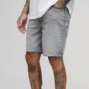 Pantalones cortos de hombre de verano personalizados de alta calidad OEM pantalones vaqueros de calle pantalones cortos 2025 pantalones cortos de mezclilla para hombre - Product Image 1